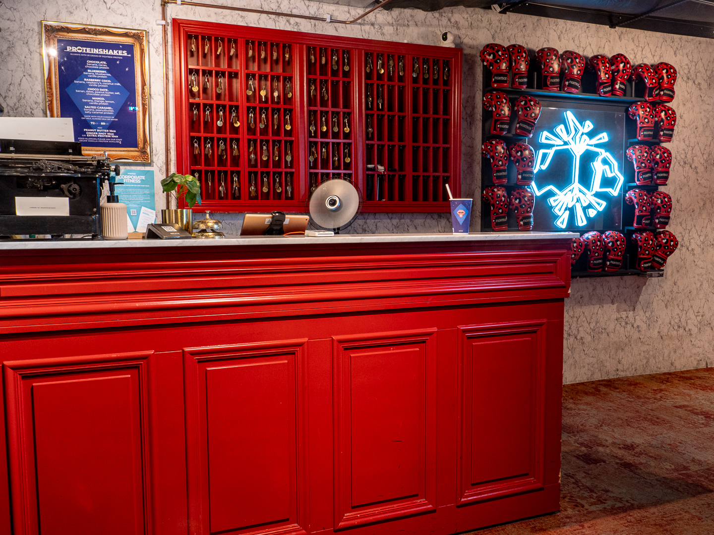 Inspired by Grand Budapest Hôtel, our front desk welcomes all members and guests.